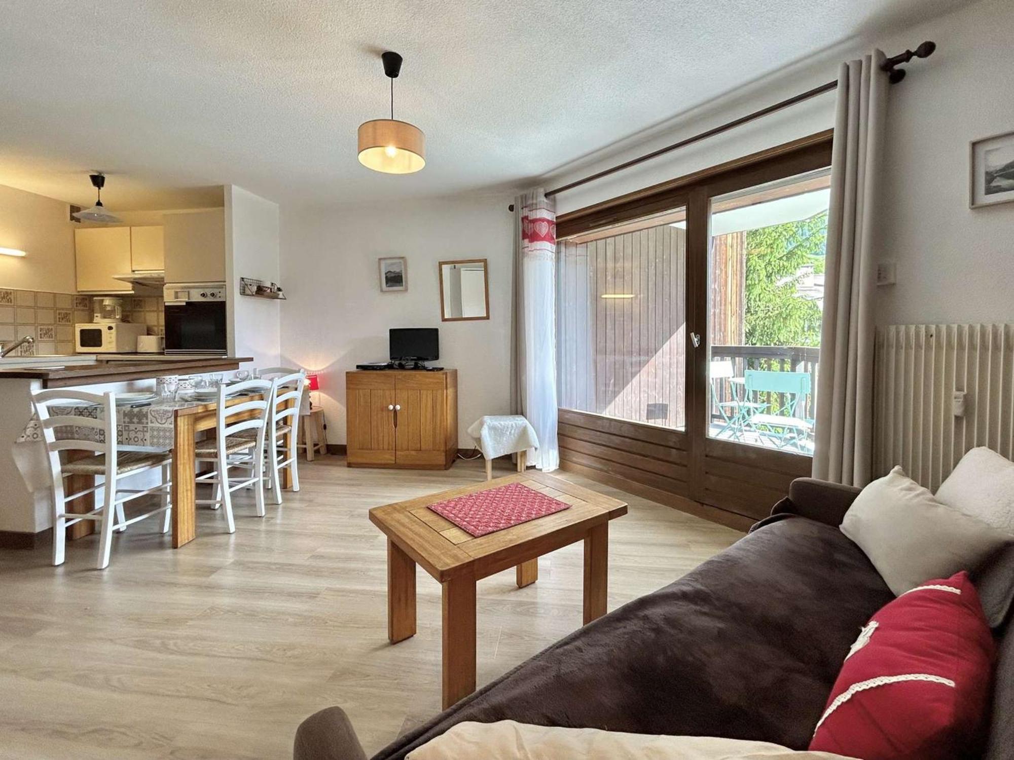 Studio Avec Piscine Chauffee, Tennis & Balcon - 4 Couchages A Megeve - Fr-1-597-14 ภายนอก รูปภาพ