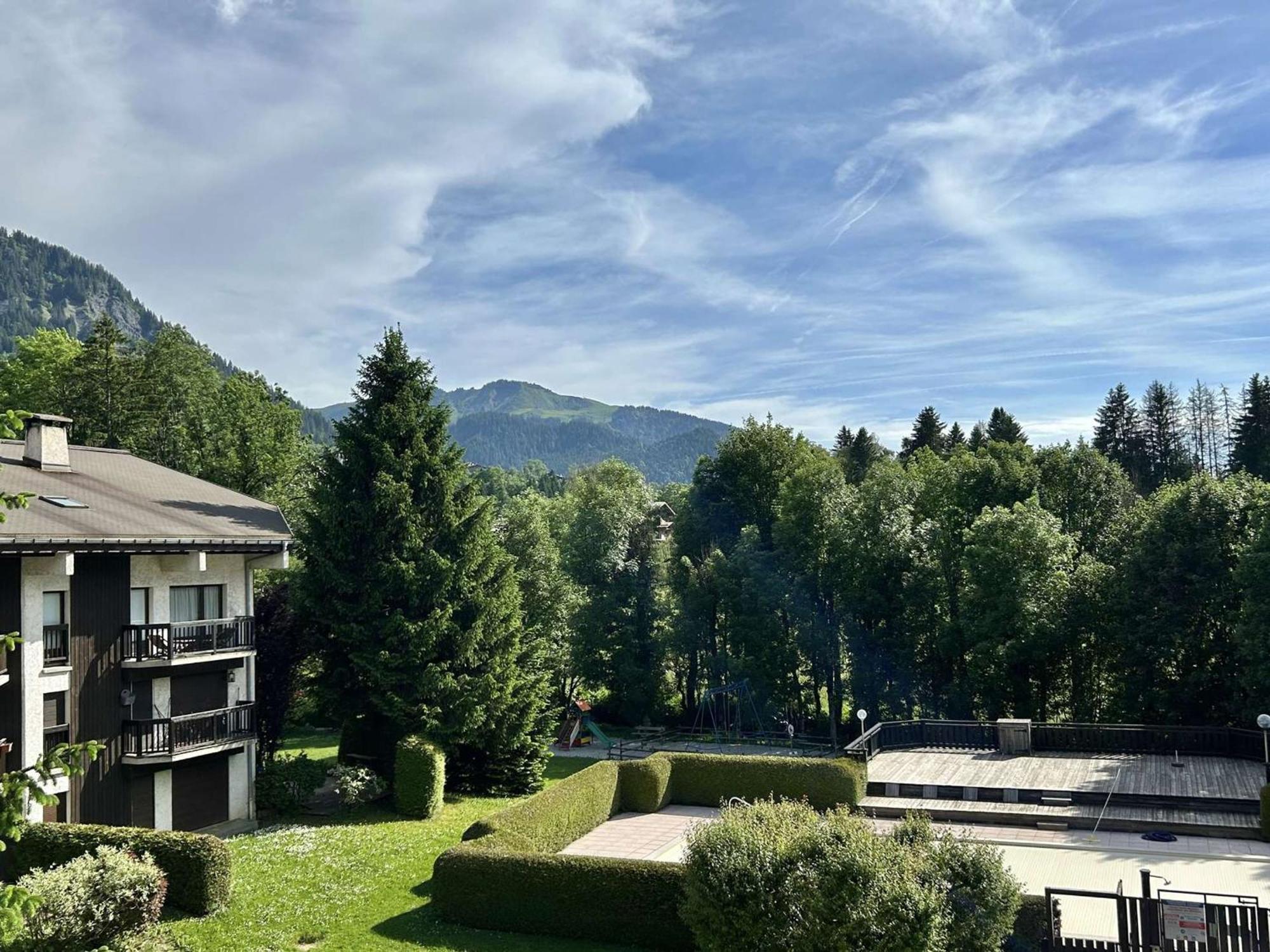 Studio Avec Piscine Chauffee, Tennis & Balcon - 4 Couchages A Megeve - Fr-1-597-14 ภายนอก รูปภาพ